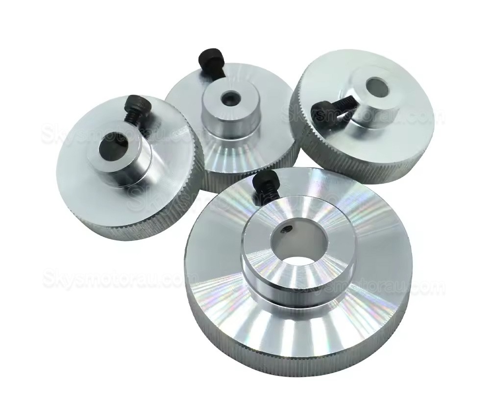 Aluminum Alloy Stepper Motor Handwheel 5mm/ 6.35mm/8mm/14mm for Nema 17 / 23 / 34 Stepper Motor